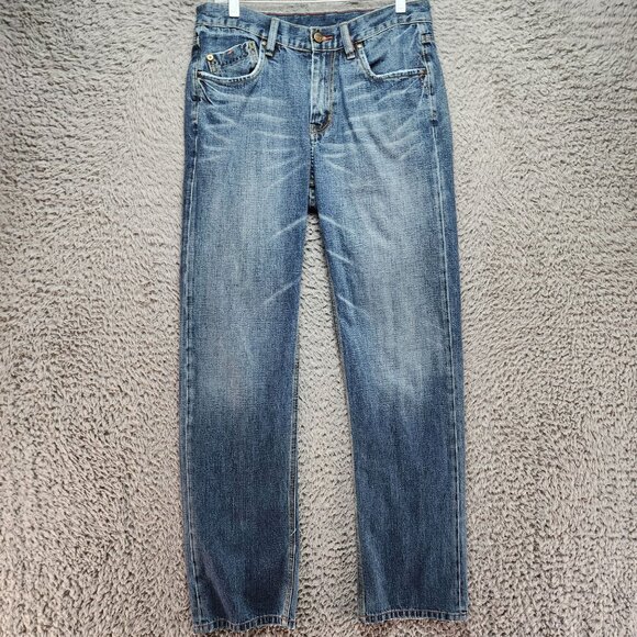 Tommy Bahama Jeans Mens 32x34 Indigo Palms Premium 100% Cotton Blue Straight - Picture 1 of 16